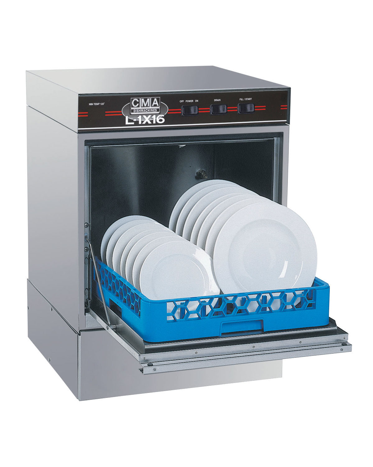 CMA Dishmachines L-1X16 Undercounter Dishwasher Low Temperature 30 Racks Per Hour
