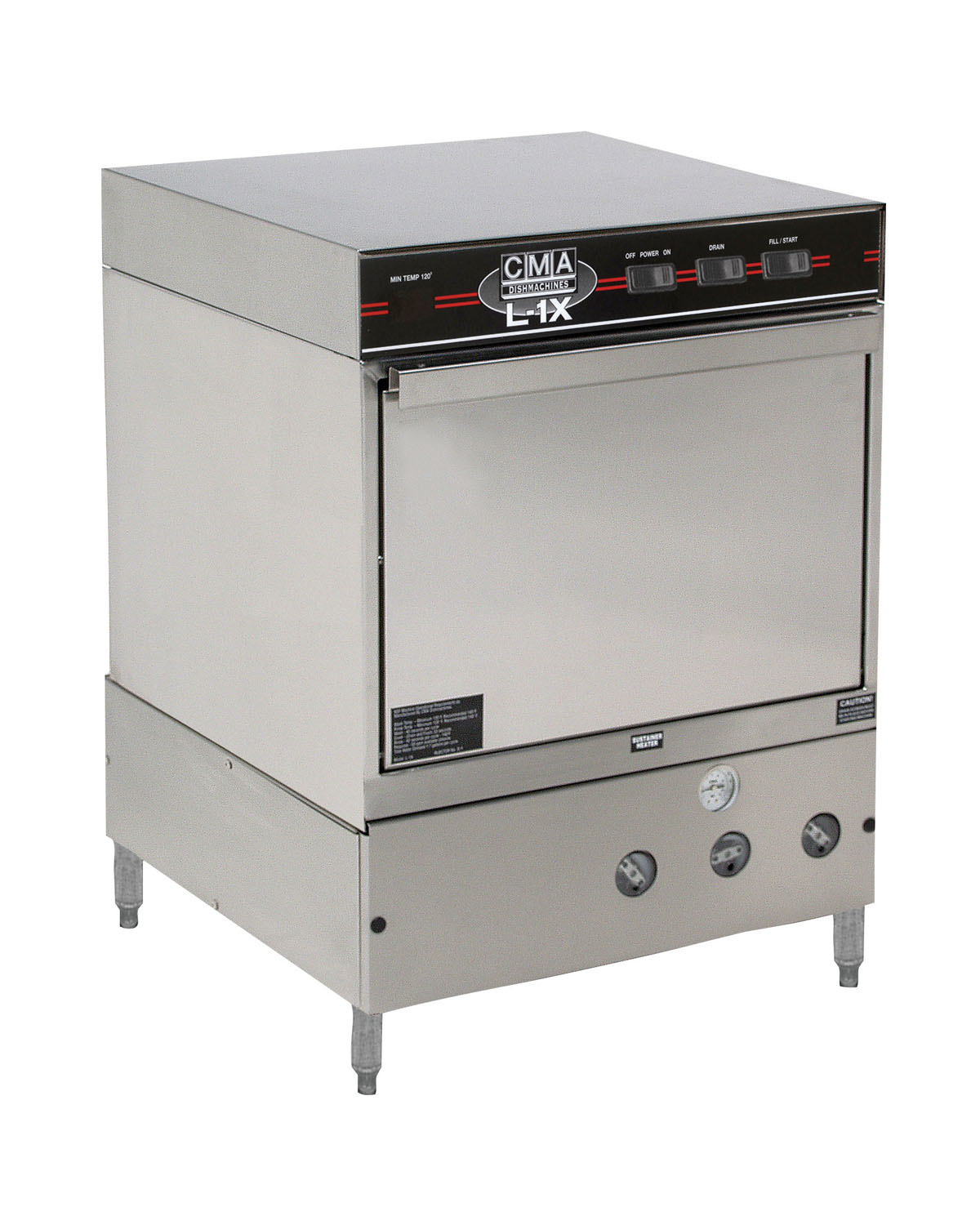 CMA Dishmachines L-1X Undercounter Dishwasher Low Temperature 30 Racks Per Hour